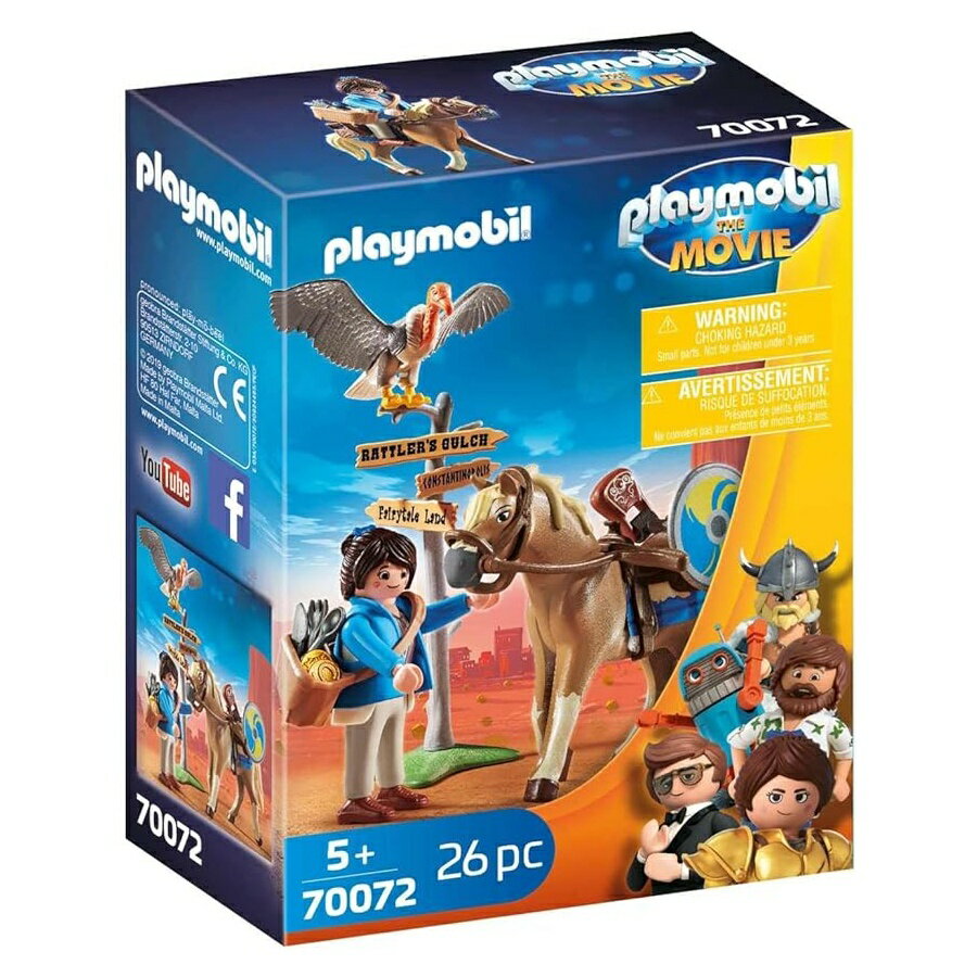 Rakuten - プレイモービル ザ ムービー マーラと馬 70072 Playmobil The Movie Marla with Horse, 70072