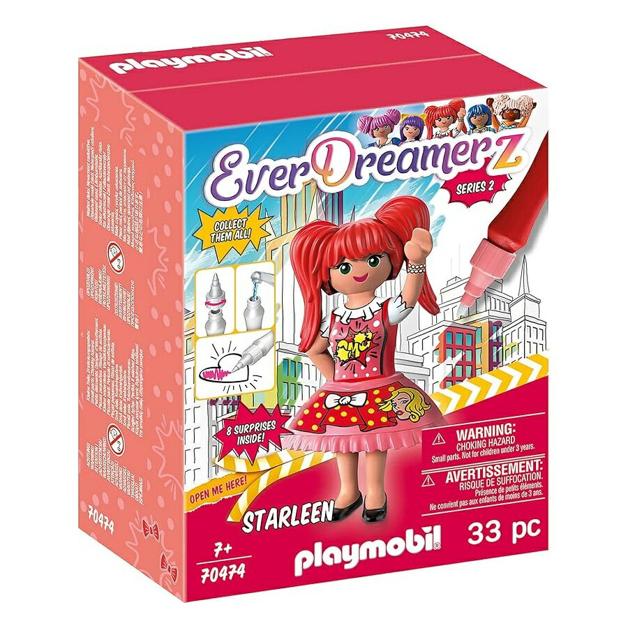 樂天商城 - プレイモービル EverDreamerz コミック ワールド スターリーン リボンチャームと 7 つのサプライズ付き Playmobil EverDreamerz Comic World Starleen with Bow Charm & 7 Surprises