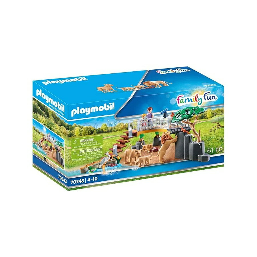 Cooking, Crafts Toys - プレイモービル 屋外ライオン エンクロージャ マルチカラー Playmobil Outdoor Lion Enclosure, Multicoloured