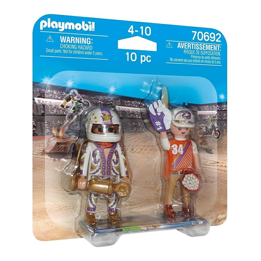 PLAYMOBIL スタントショー 70692 デュオパック スタントショー チーム 4 歳以上 PLAYMOBIL Stuntshow 70692 DuoPack Stuntshow Team, 4 Years and Above