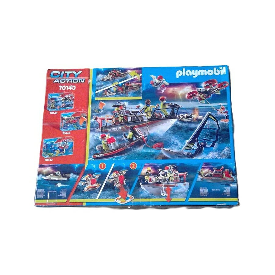 乐天商城 - 水上バイクでプレイモービル ファイア レスキュー Playmobil Fire Rescue with Personal Watercraft