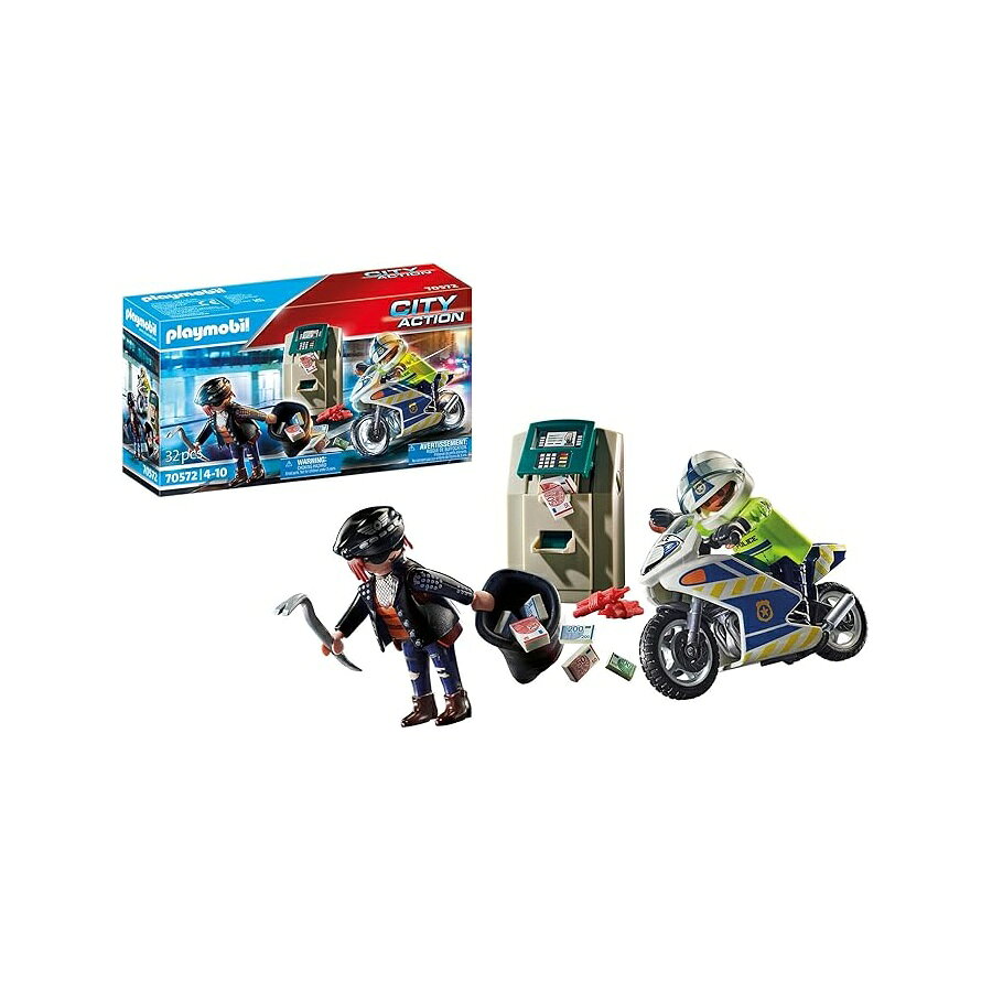 プレイモービル銀行強盗追跡 Playmobil Bank Robber Chase