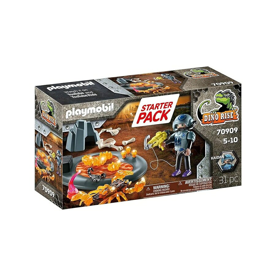 乐天商城 - プレイモービル スターター パック ディノ ライズ: ファイア スコーピオン Playmobil Starter Pack Dino Rise: Fire Scorpion