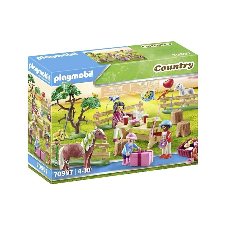 Rakuten - プレイモービル ポニーファームの誕生日パーティー Playmobil Pony Farm Birthday Party