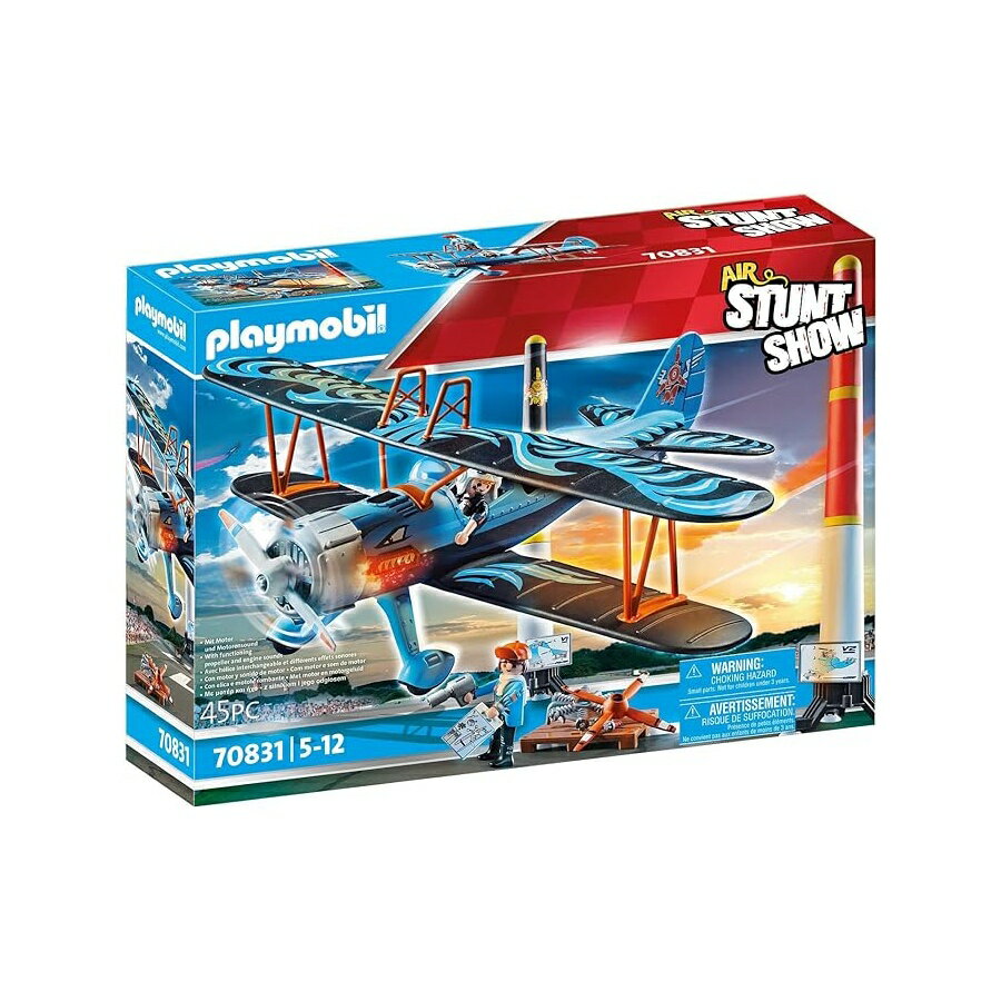 プレイモービル エア スタント ショー フェニックス 複葉機 Playmobil Air Stunt Show Phoenix Biplane