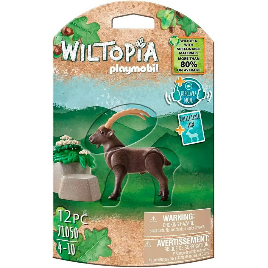 プレイモービル ウィルトピア アイベックス 動物フィギュア Playmobil Wiltopia Ibex Animal Figure