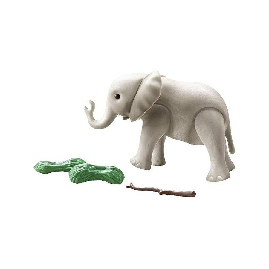 プレイモービル ウィルトピア 若い象の動物フィギュア Playmobil Wiltopia Young Elephant Animal Figure