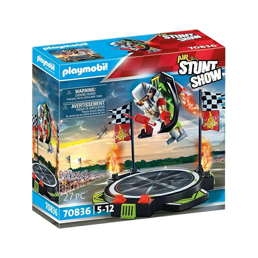 プレイモービル エア スタント ショー ジェットパックを備えたスタントマン Playmobil Air Stunt Show Stuntman with Jetpack