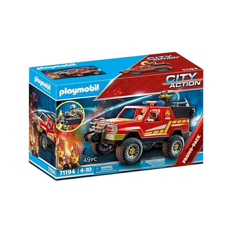 乐天商城 - プレイモービル消防救助車 Playmobil Fire Rescue Truck