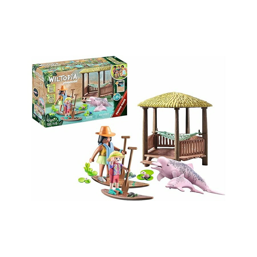 Rakuten - プレイモービル ウィルトピア リバー ドルフィンとのパドリング ツアー Playmobil Wiltopia Paddling Tour with The River Dolphins