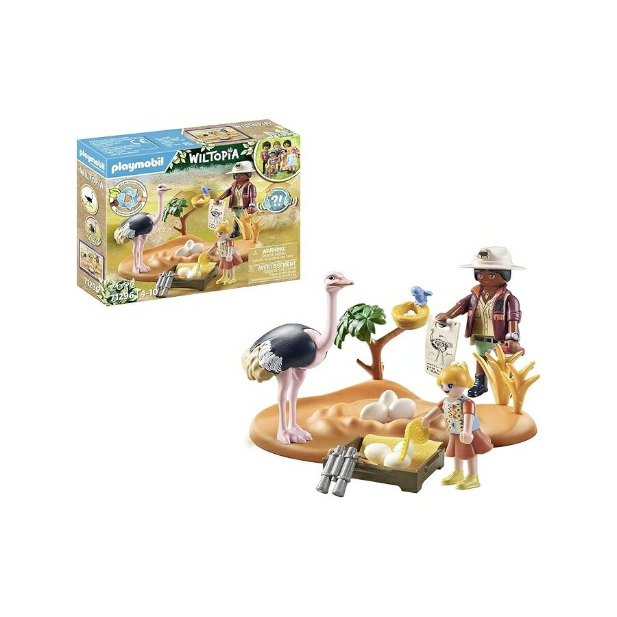 プレイモービル WILTOPIA ダチョウ飼育員 Playmobil WILTOPIA Ostrich Keepers