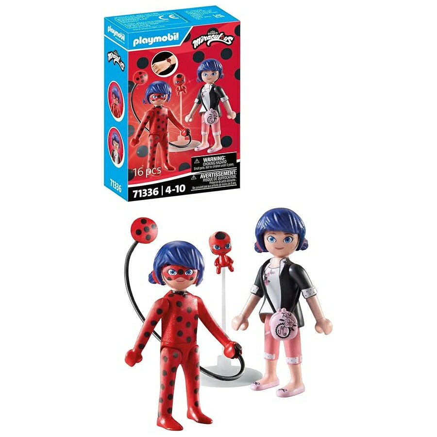 Rakuten - プレイモービル ミラキュラス: マリネット & てんとう虫 Playmobil Miraculous: Marinette & Ladybug