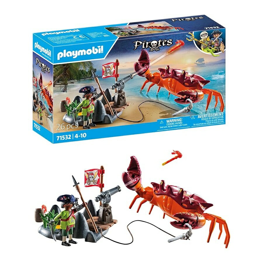 Rakuten - プレイモービル パイレーツ: 巨大ガニとの戦い Playmobil Pirates: Battle Against the Giant Crab