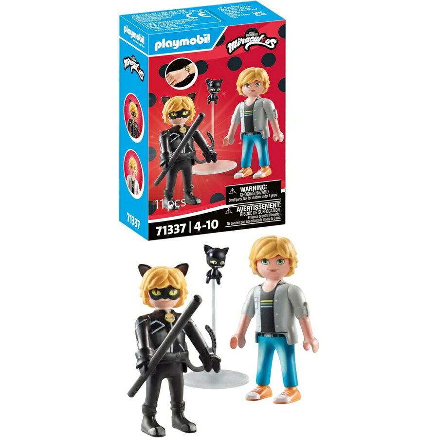 プレイモービル ミラキュラス: エイドリアン & シャノワール Playmobil Miraculous: Adrien & Cat Noir
