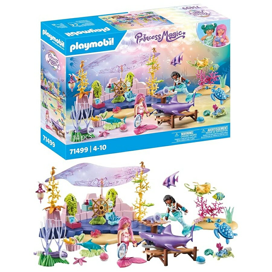 乐天商城 - プレイモービル マーメイド アニマル ケア Playmobil Mermaid Animal Care