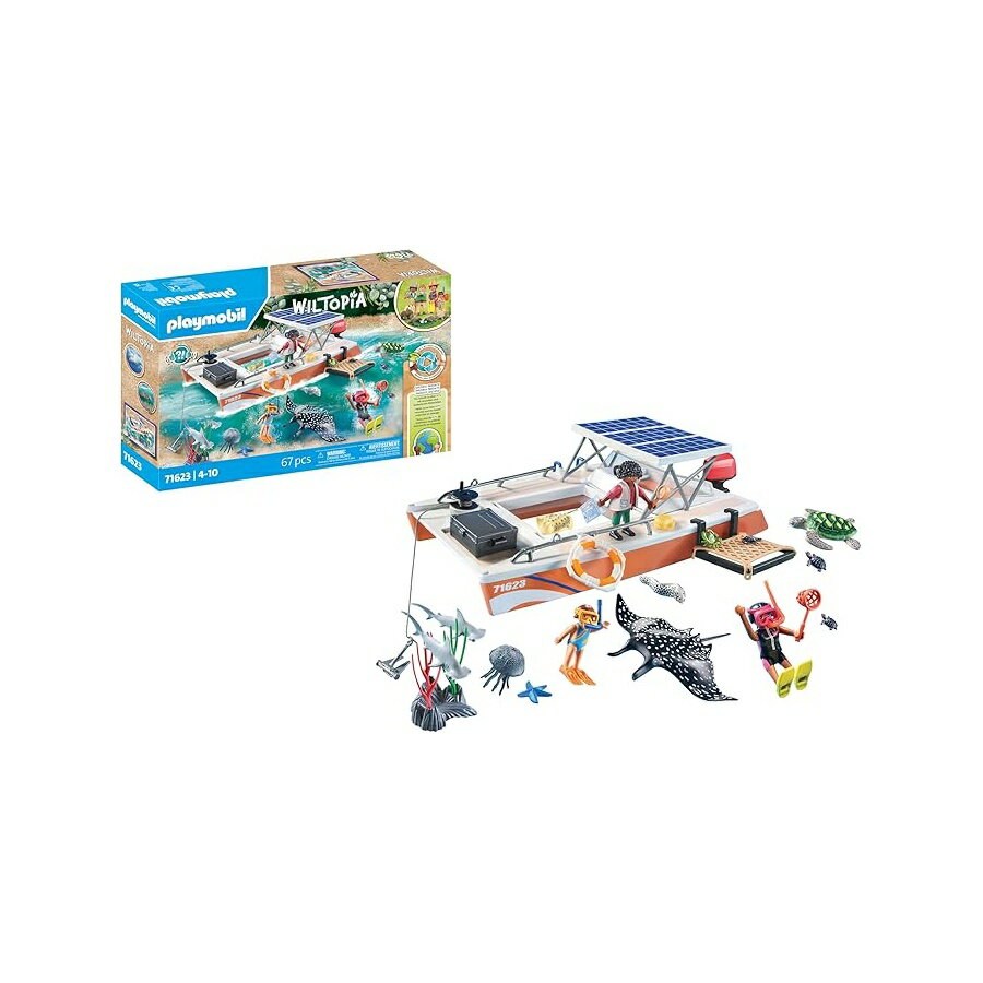 プレイモービル ウィルトピア: サンゴ礁の調査 Playmobil Wiltopia: Coral Reef Examination