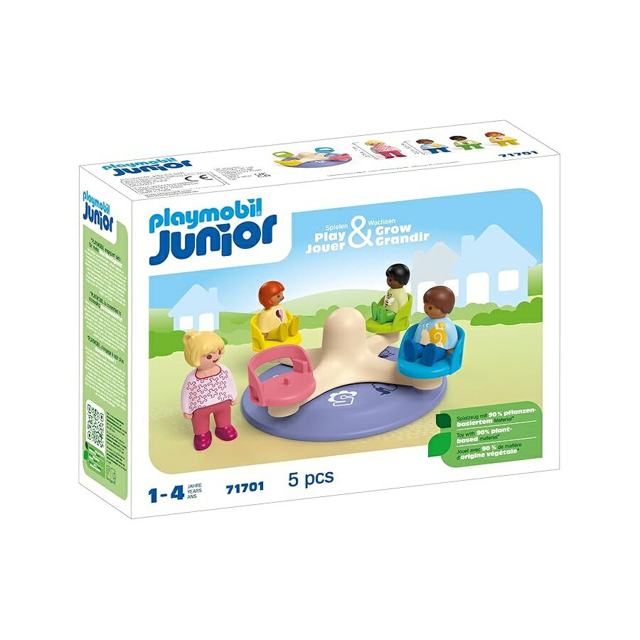 Rakuten - プレイモービル ジュニア: ナンバー メリーゴーランド Playmobil Junior: Number-Merry-Go-Round
