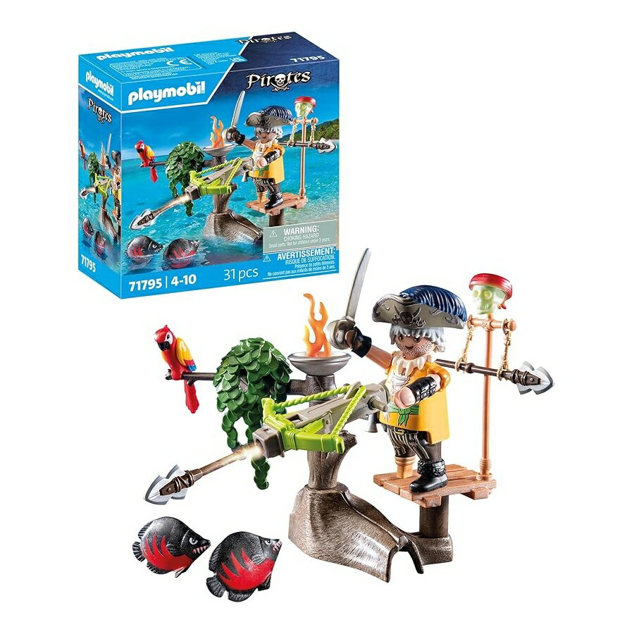 乐天商城 - プレイモービル PLL71795 海賊 + 木と魚 PLAYMOBIL PLL71795 PIRATE + TREE AND FISH