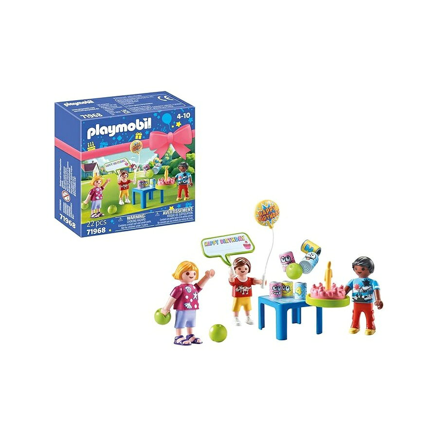 他の プレイモービル はこちら Playmobil Children's Birthday Partyプレイモービル子供の誕生日パーティー発送までの目安5〜15日　営業日以内に発送※12月、連休等は物流が混雑し、遅延する場合がございます。予めご了承ください。 商　品　情　報 メーカー PLAYMOBIL 商品名（英語） Playmobil Children's Birthday Party 商品名（翻訳） プレイモービル子供の誕生日パーティー 商品詳細 ・笑いとゲームでいっぱいの一日を過ごす準備ができているのは誰ですか?・PLAYMOBIL の子供の誕生日パーティーには、無限の楽しみに必要なものがすべて揃っています!・フィギュアにはボール、風船、さらにはキャンドルが付いたバースデーケーキも付いています。・カスタマイズ可能なサインでパーティーをカスタマイズして、お祝いを始めましょう!・素晴らしいディテールと想像力豊かなアクセサリーを備えた PLAYMOBIL のこの製品は、楽しみやギフトに最適です。 ※メーカーより頂いた商品説明を翻訳しております。翻訳による差異はご了承ください。 ◆ 様々なギフトシーンにぴったりの商品を豊富に取り揃えております ◆ プレゼント　ギフト　クリスマス　母の日　父の日　記念日　誕生日　お誕生日　誕生日プレゼント　敬老の日　記念品　結婚記念日　メモリアルギフト　お祝い　出産祝い　結婚式　結婚祝い　御祝　披露宴　引き出物　引出物　ウェディングギフト　ブライダルギフト　景品　賞品　コンペ景品　ゴルフコンペ　粗品　お中元　御中元　お歳暮　御歳暮　残暑見舞い　引越し　引っ越し祝い　引越し祝い　贈答品　入園祝い　入学祝い　卒業祝い　成人式　就職祝い　昇進祝い　定年退職記念　還暦祝い　卒業記念品　内祝　お返し　お礼　御礼　お祝い返し