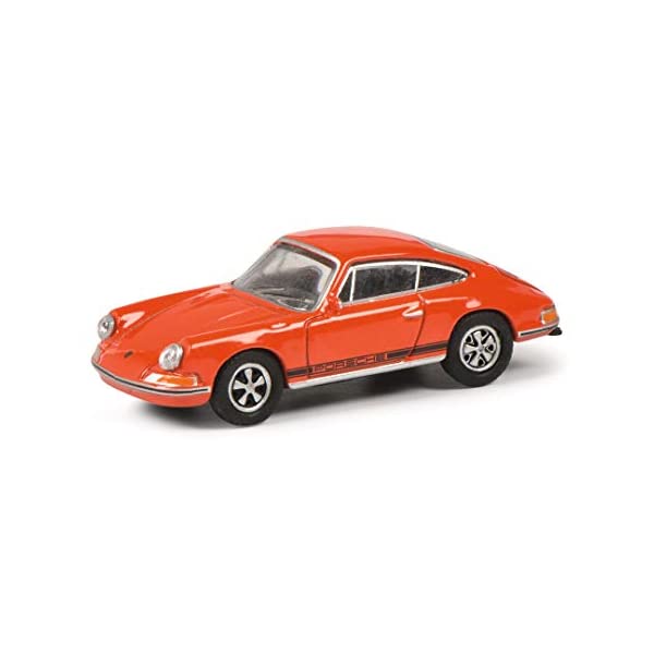 ポルシェ 911 モデルカー ダイキャスト 模型 ミニカー グッズ 納車祝い プレゼント インテリア スーパーカー Schuco 1:87 Porsche 911S Orange 452649900