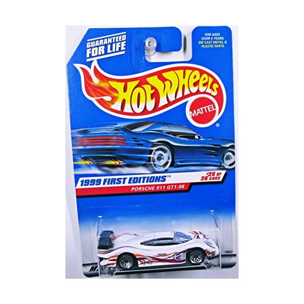 ݥ륷 911 GT1 ޥƥ ۥåȥ ǥ륫 ߥ˥ 1999 - Mattel Hot Wheels First Editions Pors...