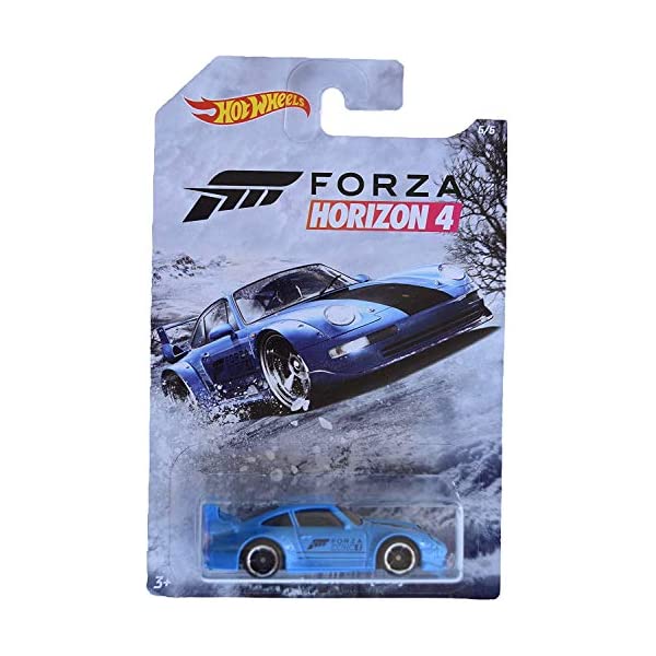 ݥ륷 911 993 GT2 ۥåȥ ǥ륫 㥹 Ϸ ߥ˥ å Ǽֽˤ ץ쥼 ƥꥢ ѡ Hot Wheels Forza Horizon 4 Porsche 911 GT2 [993] 6/6, Blue