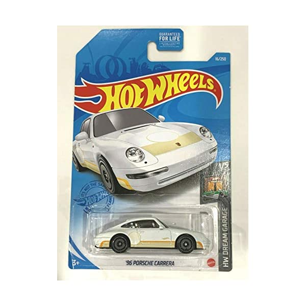 ポルシェ カレラ ホットウィール モデルカー ダイキャスト 模型 ミニカー グッズ 納車祝い プレゼント インテリア スーパーカー Hotwheels '96 Porsche Carrera (White) 16/250, HW Dream Garage 1/5