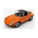 シンガー ポルシェ 911 モデルカー ダイキャスト 模型 ミニカー グッズ 納車祝い プレゼント インテリア スーパーカー KK-SCALE 1/18 Porsche 911 by Singer Targa 2014 Orange KKDC180472
