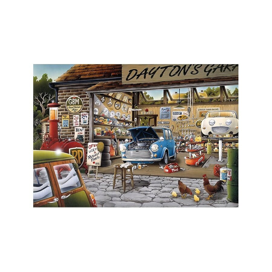 他の ジグソーパズル はこちら Anatolian Puzzle - Dayton's Garage, 500 Piece Jigsaw Puzzle, #3571アナトリア パズル - デイトンのガレージ、500ピース ジグソーパズル、#3571発送までの目安5〜15日　営業日以内に発送※12月、連休等は物流が混雑し、遅延する場合がございます。予めご了承ください。 商　品　情　報 メーカー anatolian 商品名（英語） Anatolian Puzzle - Dayton's Garage, 500 Piece Jigsaw Puzzle, #3571 商品名（翻訳） アナトリア パズル - デイトンのガレージ、500ピース ジグソーパズル、#3571 商品詳細 ・【エッジピースの数】短辺の隅から隅まで20個、長辺の隅から隅まで25個あります。つまり、4つのコーナーと合計90個のエッジピースがあります。・【完成パズルサイズ】楽しく完成した後の500パズルのサイズは19x13インチ(48x33cm)です。・【欠落ピース】欠落ピースがある場合は、メーカーにより無料の欠落ピースサポートが提供されます。・【生産地】メイドイントゥルキエ・ 【スタンド】ボックスに付属の段ボール製スタンドを使用すると、ビジュアルボックスの蓋を縦/横に配置できます。 ※メーカーより頂いた商品説明を翻訳しております。翻訳による差異はご了承ください。 ◆ 様々なギフトシーンにぴったりの商品を豊富に取り揃えております ◆ プレゼント　ギフト　クリスマス　母の日　父の日　記念日　誕生日　お誕生日　誕生日プレゼント　敬老の日　記念品　結婚記念日　メモリアルギフト　お祝い　出産祝い　結婚式　結婚祝い　御祝　披露宴　引き出物　引出物　ウェディングギフト　ブライダルギフト　景品　賞品　コンペ景品　ゴルフコンペ　粗品　お中元　御中元　お歳暮　御歳暮　残暑見舞い　引越し　引っ越し祝い　引越し祝い　贈答品　入園祝い　入学祝い　卒業祝い　成人式　就職祝い　昇進祝い　定年退職記念　還暦祝い　卒業記念品　内祝　お返し　お礼　御礼　お祝い返し