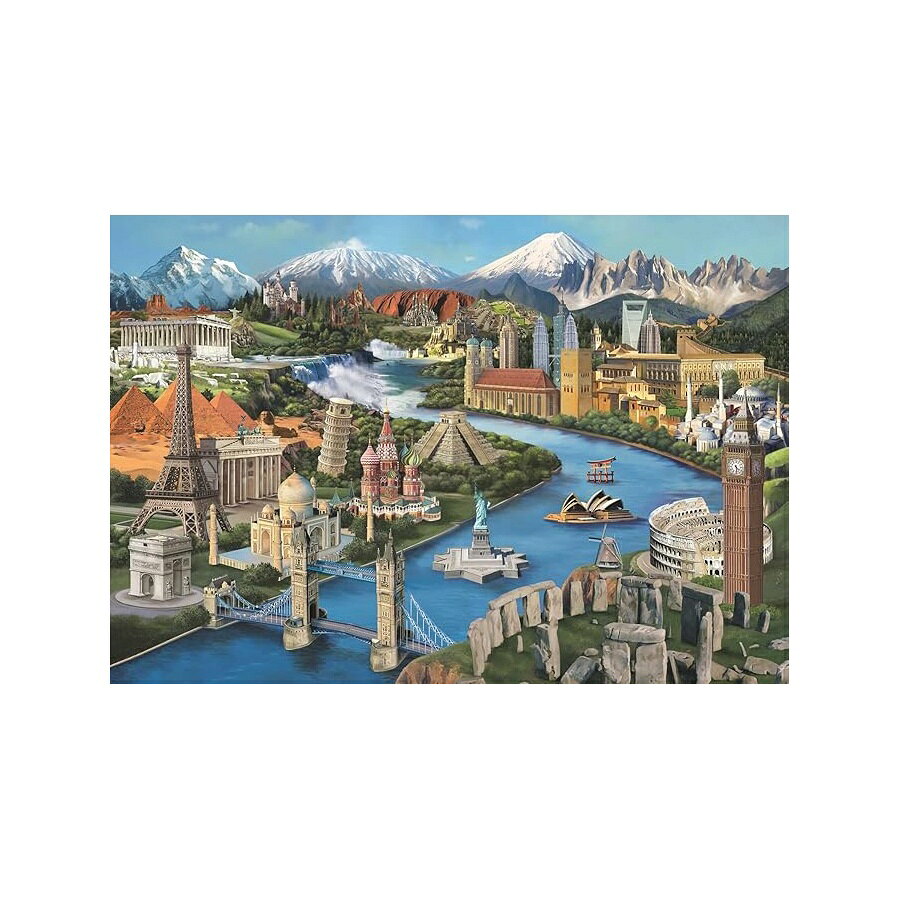 ジグソーパズル アート インテリア アナトリア 人気のランドマーク 2000ピース #3941 Anatolian Puzzle -Popular Landmarks 2000 Piece Jigsaw Puzzle #3941