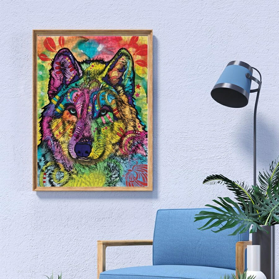 i-selectionのジグソーパズル アート インテリア アナトリア 狼の凝視 1000ピース #1048 Anatolian Puzzle The Stare of The Wolf 1000 Piece Jigsaw Puzzle #1048｜アングル3