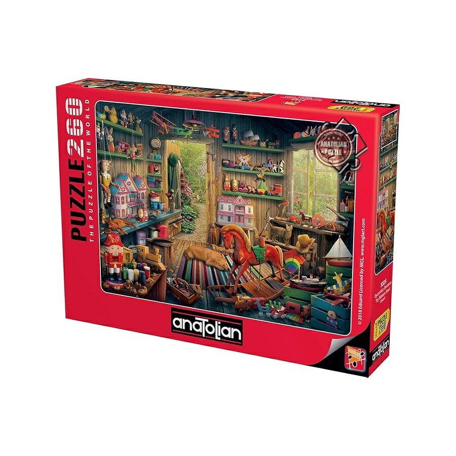 ジグソーパズル アート インテリア アナトリア トイ メーカーズ シェッド 260ピース 3325 ブラウン/a (ANA3325) Anatolian Puzzle Toy Makers Shed 260 Pieces Jigsaw Puzzle 3325 Brown/a (ANA3325)