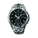 ZCR[ SEIKO rv EHb` Y jp Seiko Men's Excelsior Black Ion Finish Solar Chronograph Watch