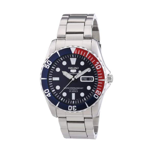 セイコー SEIKO 腕時計 ウォッチ メンズ 男性用 SNZF15 Seiko 5 Blue Dial Stainless Steel Automatic Mens Watch SNZF15