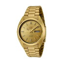 ZCR[ rv SEIKO SNXS80K Y EHb` jp SEIKO Men's SNXS80K SEIKO 5 Automatic Gold Dial Gold-Tone Stainless Steel Watch