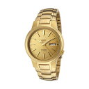 セイコー 腕時計 SEIKO SNKA10 メンズ ウォッチ 男性用 SEIKO Men 039 s SNKA10 SEIKO 5 Automatic Gold Dial Gold-Tone Stainless Steel Watch