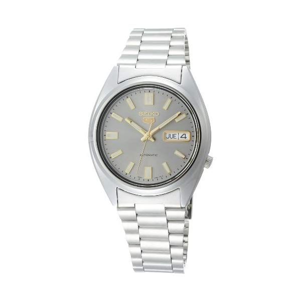  ӻ SEIKO SNXS75K1  å  SEIKO Men's 5 37mm Steel Bracelet &Case Hardlex Crystal Automatic Grey Dial Analog Watch SNXS75K1