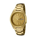 ZCR[ rv SEIKO SNK610 EHb` Y jp SEIKO Men's SNK610 SEIKO 5 Automatic Gold Dial Gold-Tone Stainless Steel Watch