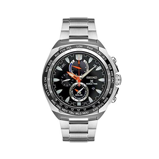 セイコー 腕時計 SEIKO SSC487 ウォッチ プロスペックス メンズ 男性用 SEIKO Men's Prospex World Time Solar Chronograph Watch with Power Reserve セイコー 腕時計 SEIKO SSC487 ウォッチ プロスペックス メンズ 男性用 SEIKO Men's Prospex World Time Solar Chronograph Watch with Power Reserve