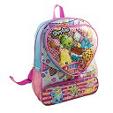 ショップキンズ バッグ リュック バックパック カバン Shopkins Backpack - Dual Front Pockets, Multi-Colored, 15