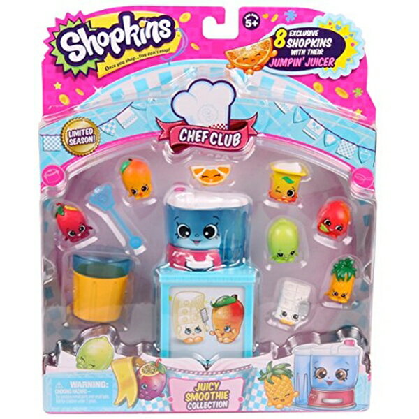 ショップキンズ おもちゃ 人形 ドール フィギュア Shopkins Chef Club Juice Pack