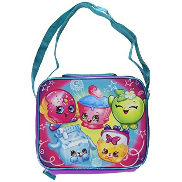 VbvLY  l` h[ tBMA Shopkins Rainbow Rectangle Insulated Lunch Bag with Straps