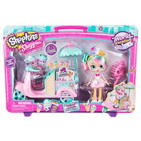 VbvLY  l` h[ tBMA Shopkins Shoppies Peppa-Mint's Gelati Scooter