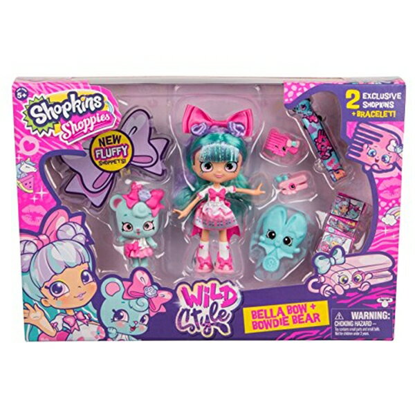 ショップキンズ おもちゃ 人形 ドール フィギュア Shopkins Season 9 Wild Style Shoppies - Bella Bow