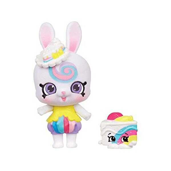 VbvLY  l` h[ tBMA Shopkins Wild Style Bunny Bow Shoppet and Carotta Cake Exclusive
