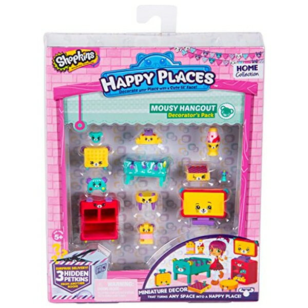 VbvLY  l` h[ tBMA Happy Places Shopkins Season 2 Decorator Pack Mousy Hangout