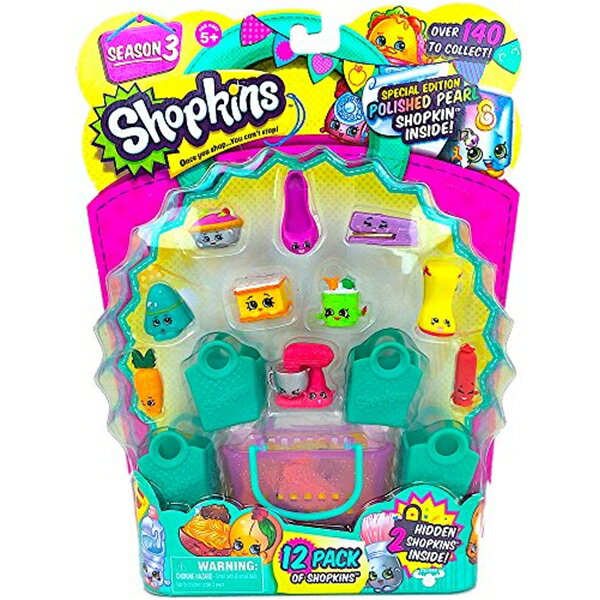 ショップキンズ おもちゃ 人形 ドール フィギュア Shopkins Season 3 Set 29, Pack of 12