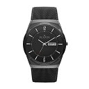 XJ[Q Skagen rv Skagen Men's SKW6006 Melbye Black Titanium Mesh Watch