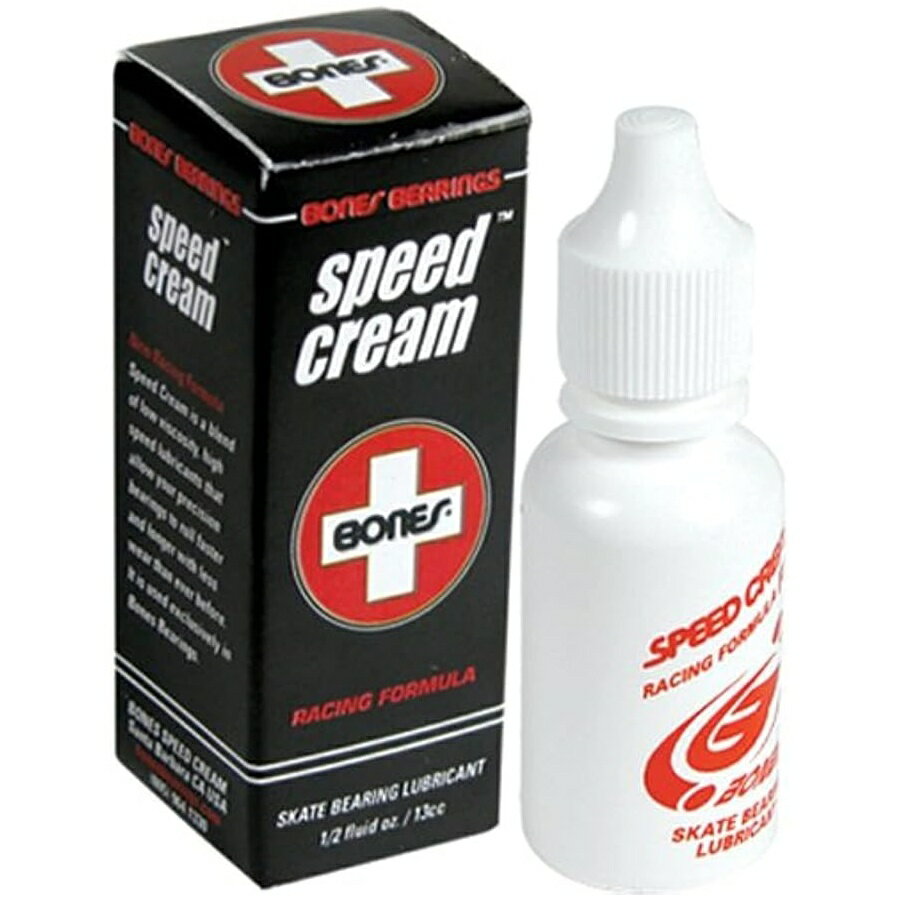 他の ボーンズ はこちら Bones Speed Cream Skate Bearing LubricantBones スピード クリーム スケート ベアリング潤滑剤発送までの目安5〜15日　営業日以内に発送※12月、連休等は物流が混雑し、遅延する場合がございます。予めご了承ください。 商　品　情　報 メーカー Bones 商品名（英語） Bones Speed Cream Skate Bearing Lubricant 商品名（翻訳） Bones スピード クリーム スケート ベアリング潤滑剤 商品詳細 ・ベアリング潤滑剤 1 ボトル・ベアリングを速くします・ベアリングを長持ちさせます・1/2 オンスボトル・ボーンズ スピード クリームには製造上の欠陥から保護する永久保証が付いています。 ※メーカーより頂いた商品説明を翻訳しております。翻訳による差異はご了承ください。 ◆ 様々なギフトシーンにぴったりの商品を豊富に取り揃えております ◆ プレゼント　ギフト　クリスマス　母の日　父の日　記念日　誕生日　お誕生日　誕生日プレゼント　敬老の日　記念品　結婚記念日　メモリアルギフト　お祝い　出産祝い　結婚式　結婚祝い　御祝　披露宴　引き出物　引出物　ウェディングギフト　ブライダルギフト　景品　賞品　コンペ景品　ゴルフコンペ　粗品　お中元　御中元　お歳暮　御歳暮　残暑見舞い　引越し　引っ越し祝い　引越し祝い　贈答品　入園祝い　入学祝い　卒業祝い　成人式　就職祝い　昇進祝い　定年退職記念　還暦祝い　卒業記念品　内祝　お返し　お礼　御礼　お祝い返し