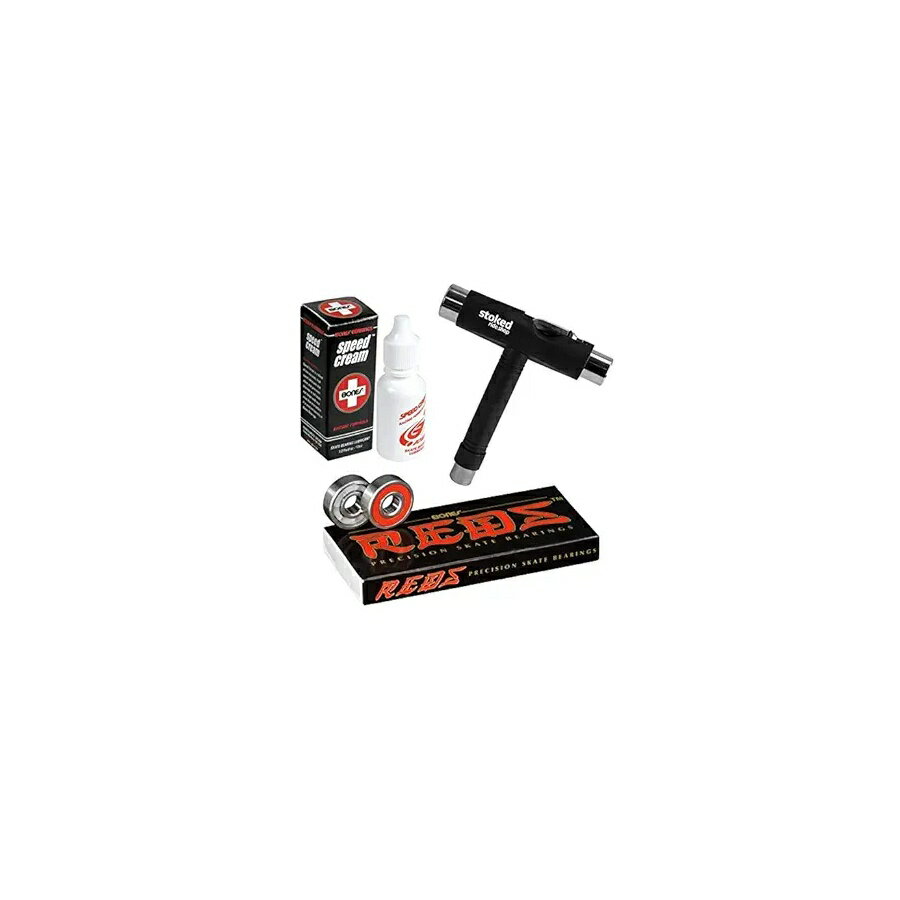 他の ボーンズ はこちら Bones Reds Skateboard Bearings 8-Pack [for Skateboards, Longboards, Scooters, Spinners] (Bones Reds, _8-Pack w/Tool & Speed Cream)Bones Reds スケートボード ベアリング 8 個パック [スケートボード、ロングボード、スクーター、スピナー用] (Bones Reds、ツール & スピード クリーム付き 8 個パック)発送までの目安5〜15日　営業日以内に発送※12月、連休等は物流が混雑し、遅延する場合がございます。予めご了承ください。 商　品　情　報 メーカー Bones 商品名（英語） Bones Reds Skateboard Bearings 8-Pack [for Skateboards, Longboards, Scooters, Spinners] (Bones Reds, _8-Pack w/Tool & Speed Cream) 商品名（翻訳） Bones Reds スケートボード ベアリング 8 個パック [スケートボード、ロングボード、スクーター、スピナー用] (Bones Reds、ツール & スピード クリーム付き 8 個パック) 商品詳細 ・信じられないほどのスピード - ボーンズレッドは世界最高のベアリングの一部であり、それには素晴らしい理由があります。・ベアリングサイズ - ボーンズベアリングのベアリングサイズは 608 で、寸法は 22mm (外径) x 7mm (幅) x 8mm (内径/軸) です。・ストロークツール - 各ツールには 9/16 インチ (キングピン)、1/2 インチがあります。 (アクスル)、および 3/8 インチ (ハードウェア) ソケット、1/8 インチ アレンおよび #2 プラス ドライバー、クロム仕上げの硬化鋼製。・スピード クリーム付属 - 世界的に有名な Bones スピード クリームが付属し、トップレベルのスピードとメンテナンスの容易さを実現します。 ※メーカーより頂いた商品説明を翻訳しております。翻訳による差異はご了承ください。 ◆ 様々なギフトシーンにぴったりの商品を豊富に取り揃えております ◆ プレゼント　ギフト　クリスマス　母の日　父の日　記念日　誕生日　お誕生日　誕生日プレゼント　敬老の日　記念品　結婚記念日　メモリアルギフト　お祝い　出産祝い　結婚式　結婚祝い　御祝　披露宴　引き出物　引出物　ウェディングギフト　ブライダルギフト　景品　賞品　コンペ景品　ゴルフコンペ　粗品　お中元　御中元　お歳暮　御歳暮　残暑見舞い　引越し　引っ越し祝い　引越し祝い　贈答品　入園祝い　入学祝い　卒業祝い　成人式　就職祝い　昇進祝い　定年退職記念　還暦祝い　卒業記念品　内祝　お返し　お礼　御礼　お祝い返し